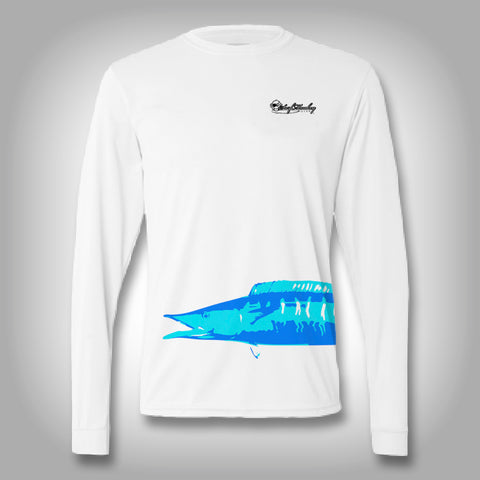 5 Pack Customized Fishing Shirts - Fish Wrap - Team Shirts Light Blue / Swordfish
