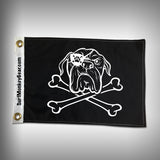 Dog Pirate Flag - Bull Dog Pirate Flag - SurfmonkeyGear
 - 1