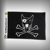 Dog Pirate Flag - Pitbull Pirate Flag - SurfmonkeyGear
 - 1
