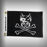 Dog Pirate Flag - Doberman Pirate Flag - SurfmonkeyGear
 - 1