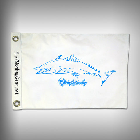 Fish Tournament Flag - Kingfish - Marine Grade - Boat Flag - SurfmonkeyGear
