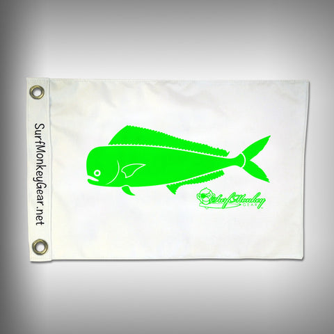 Fish Tournament Flag - Mahi - Marine Grade - Boat Flag - SurfmonkeyGear
