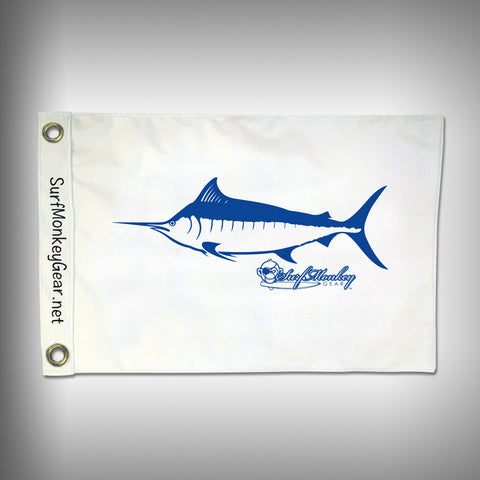 Fish Tournament Flag - Marlin - Marine Grade - Boat Flag - SurfmonkeyGear
