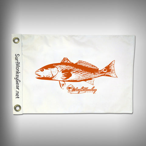 Fish Tournament Flag - Redfish - Marine Grade - Boat Flag - SurfmonkeyGear
