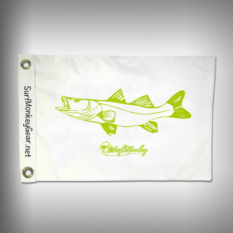 Fish Tournament Flag - Snook - Marine Grade - Boat Flag - SurfmonkeyGear
