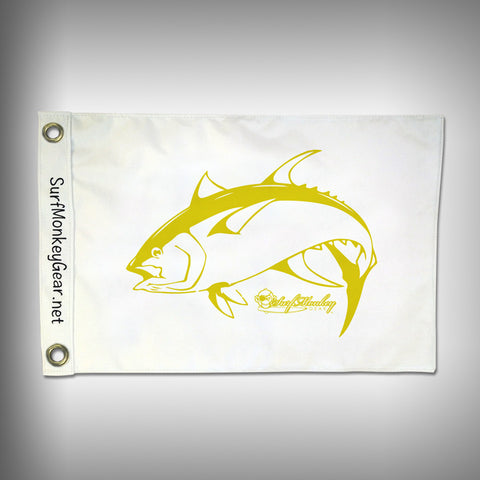 Fish Tournament Flag - Tuna - Marine Grade - Boat Flag - SurfmonkeyGear
