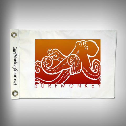 Custom Octopus Flag - Marine Grade - Boat Flag - SurfmonkeyGear
