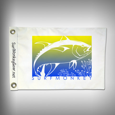 Custom Tuna Flag - Marine Grade - Boat Flag - SurfmonkeyGear
