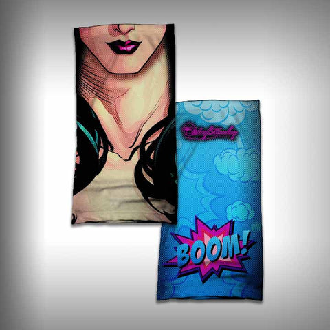 Monk Wrap Neck Gaiter / Face Shield - Pop Art - SurfmonkeyGear
