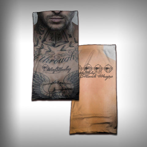 Monk Wrap Neck Gaiter - Face Shield - Bandana - Surfmonkey Tattoo - SurfmonkeyGear
