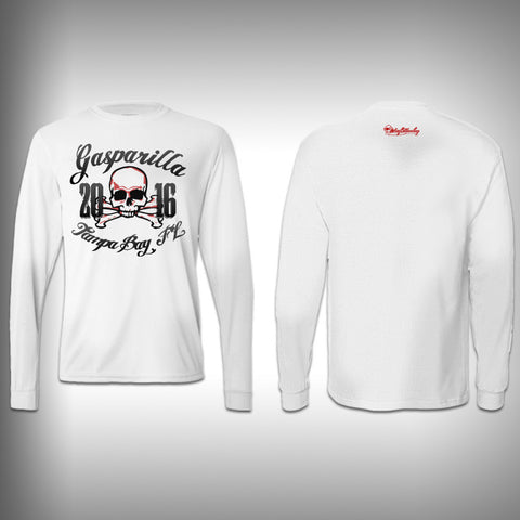 Gasparilla Skull 2016 - Performance Shirts - Fishing Shirt - SurfmonkeyGear
 - 1