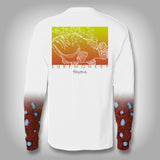 Grouper Scale Sleeve Shirt -  SurfMonkey - Performance Shirts - Fishing Shirt