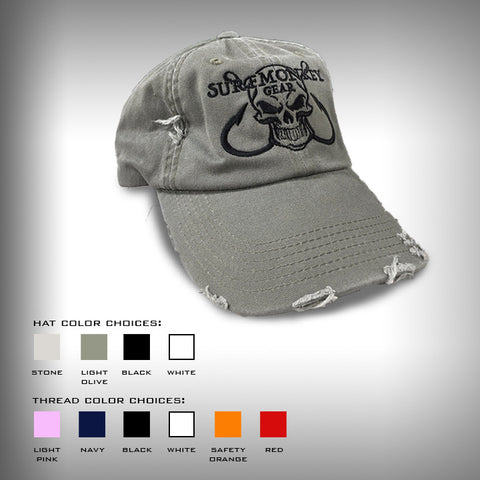 Baseball Cap - SurfMonkey Skull & Hook - SurfmonkeyGear
