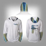 Surfmonkey Gear Fish Headzies™ Performance Solar Hoodie Shirt - Bluefin Tuna - SurfmonkeyGear
 - 1