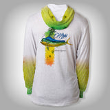 Surfmonkey Gear Fish Headzies™ Performance Solar Hoodie Shirt - Mahi