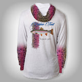 Surfmonkey Gear Fish Headzies™ Performance Solar Hoodie Shirt - Rainbow Trout