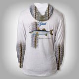 Surfmonkey Gear Fish Headzies™ Performance Solar Hoodie Shirt - Snook