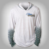 Surfmonkey Gear Fish Headzies™ Performance Solar Hoodie Shirt - Tarpon