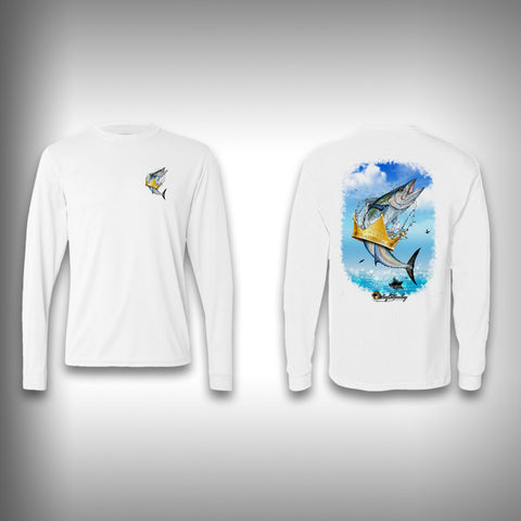 King Fish Crown - Performance Shirt - Fishing Shirt - SurfmonkeyGear
 - 1