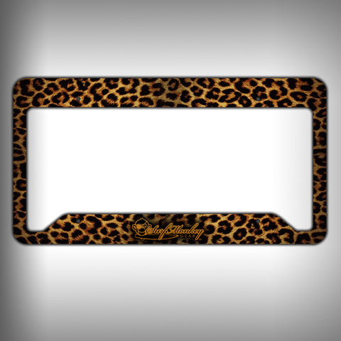 Leopard Custom Licence Plate Frame Holder Personalized Car Accessories - SurfmonkeyGear
