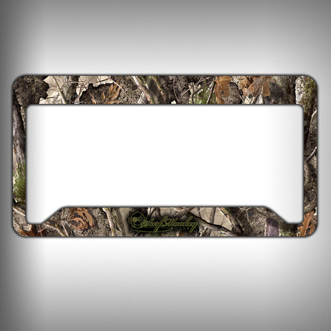 Wooded Camo Custom Licence Plate Frame Holder Personalized Car Accessories - SurfmonkeyGear
