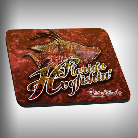 Florida Hog Fishing Mouse Pad with Custom Graphics - SurfmonkeyGear
