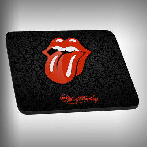 Red Lips Mouse Pad with Custom Graphics - SurfmonkeyGear
