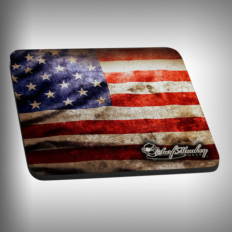 USA Flag Mouse Pad with Custom Graphics - SurfmonkeyGear
