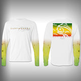 Mahi Fish Scale Sleeve Shirt -  SurfMonkey - Performance Shirts - Fishing Shirt - SurfmonkeyGear
