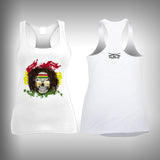 Rasta Skull - Womens Tank Top - SurfmonkeyGear
 - 1