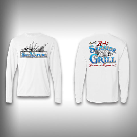 Robs Seaside Grill - Performance Shirt - Fishing Shirt - SurfmonkeyGear
 - 1