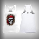 Surfmonkey Skull Pirate - Womens Tank Top - SurfmonkeyGear
 - 1