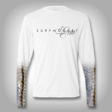 Snook Scale Sleeve Shirt -  SurfMonkey - Performance Shirts - Fishing Shirt