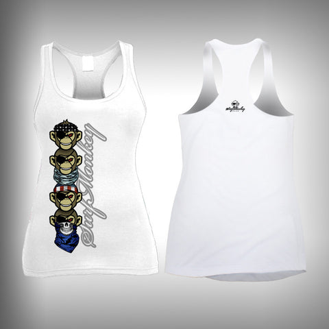 Stacked Monkeys - Womens Tank Top - SurfmonkeyGear
 - 1