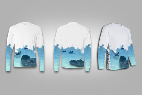 Stingray Wraparounds Shirt -  SurfMonkey - Performance Shirts - Fishing Shirt - SurfmonkeyGear
