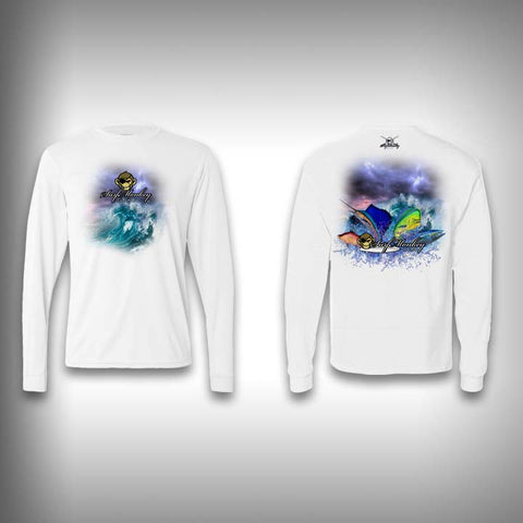 Stormy Weather - Solar Performance Long Sleeve Shirts - Fishing Shirt - SurfmonkeyGear
