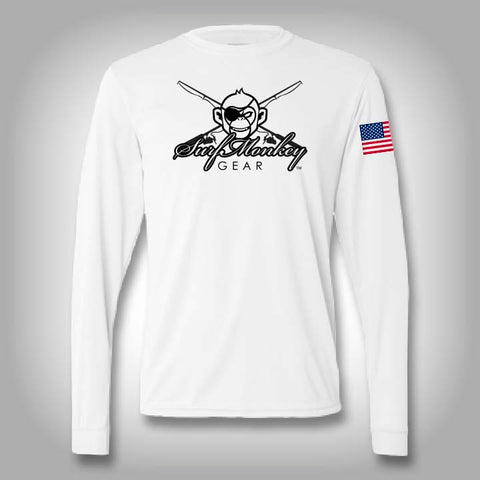 Surfmonkey Pro Performance Mini Logo Long Sleeve Solar