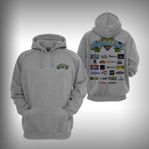 Team Angler Chick Sponsored Graphic Hoodie Sweatshirt - SurfmonkeyGear
