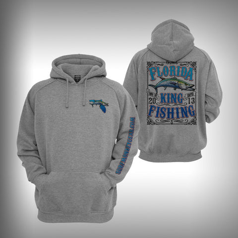 Florida Kingfishing Graphic Hoodie Sweatshirt - SurfmonkeyGear
