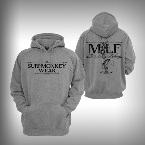 Graphic Hoodie Sweatshirt - MILF - SurfmonkeyGear
