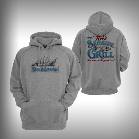 Graphic Hoodie Sweatshirt - Rob's Grill - SurfmonkeyGear
