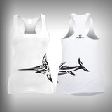 Tribal Marlin Wrap - Womens Tank Top - SurfmonkeyGear
 - 1