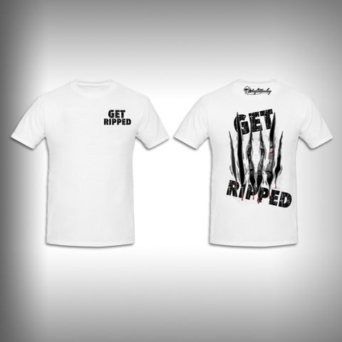 Unisex Short Sleeve Tshirt Custom Full Color Graphics - Get Ripped - SurfmonkeyGear
