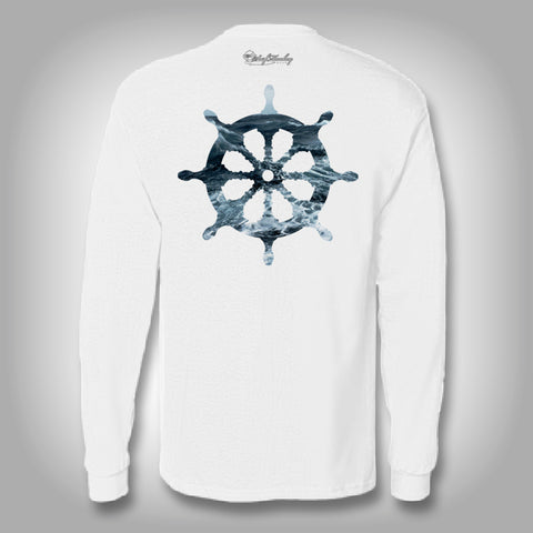 Surfmonkey OceanWear™ Performance Solar Shirt - Ship Wheel